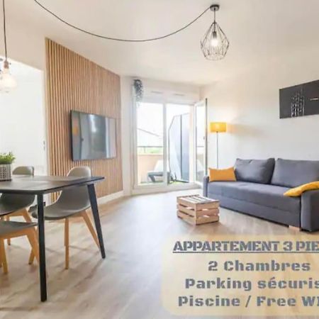 *T3*Toulouse Purpan+Parking+Piscine公寓 外观 照片